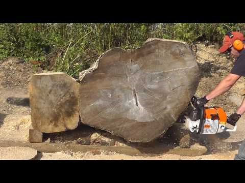 Stihl MS880 Ported - 72" bar chain test