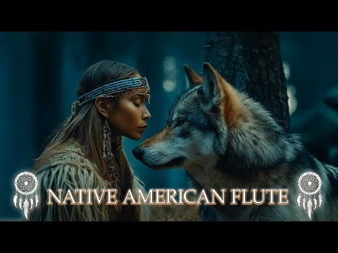 Calm Energy of the Wolf Spirit - Native American Healing Music 432 hz for Relax & Stress Relief Calm