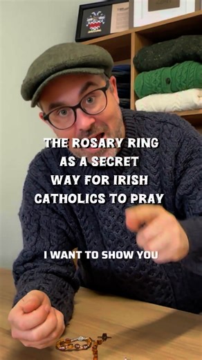How the Rosary ring works and how it gave the Catholics in penal times in Ireland, a chance to pray the rosary in secret. An Paidrín Beag was more common but interested if you’ve heard about this ring? Aidan 🇮🇪☘️👍 #ireland #irish #irelandbeauty #loveireland #irishdaily | Gifts of Ireland