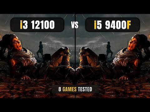 Intel Core i3 12100 vs i5 9400f - 9th Gen i5 vs 12th Gen i3 - 4070 Ti Super