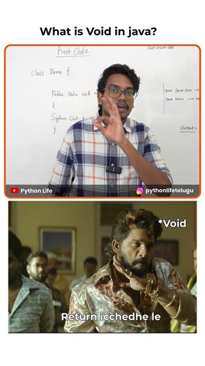 Void in Java | Telugu