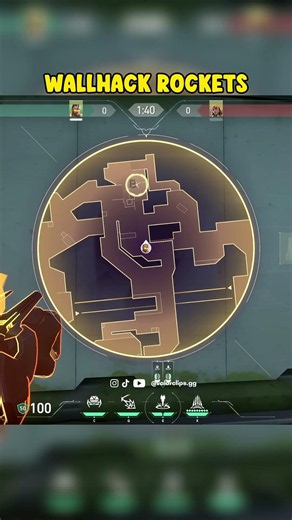 Hold on... since when can Tejo shoot his rockets through walls?