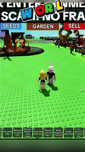 Trading Capybara for Pachy Dinosaur W or L | Grow a Garden #shorts #growagarden #roblox #shortsfeed