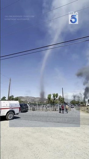Massive 'Smokenado' Towers Over Wildfire in Riverside County