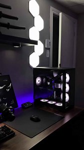 How to achieve a clean black PC setup for gaming