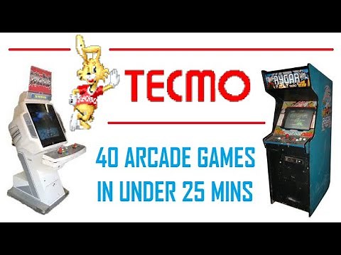 40 Tecmo Arcade Games In Under 25 Minutes