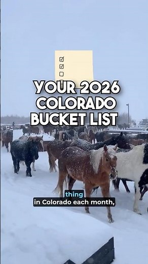 Bucket List of Things To Do In Colorado