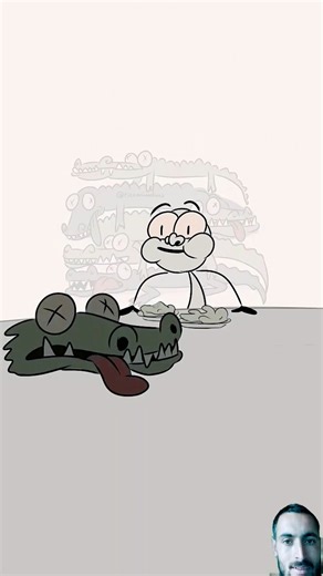 food chain meme (4kmeme 🤣) #shorts #animation #funny #flipaclip #react #rico #memes #viral #comedy