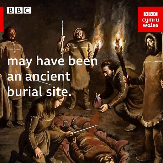 The story of the Red Lady of Paviland Cave, the oldest known ceremonial burial site in Western Europe. | BBC Cymru Wales