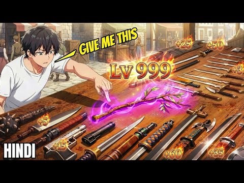 Loser Found a Level 999 Stick and Became the Strongest Player | Manhwa in Hindi