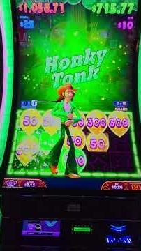 🔥LOW ROLLIN’... THEN THE HONKY TONK BONUS HIT! 🤠🎰 w/ @Buckeyeslots-j5e #shorts #shortsfeed
