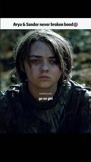 Arya & Sandor never broken bond🎯(Game of Thrones) #shorts