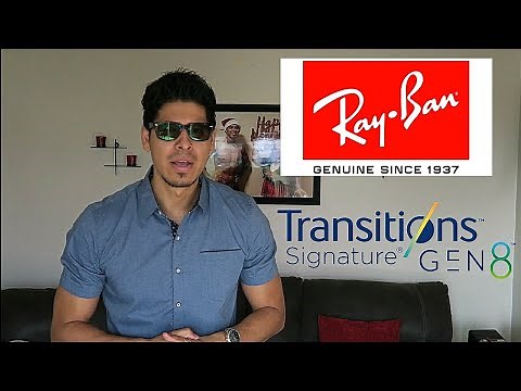 Trying On RayBan G-15 Graphite Green Transitions GEN8 Lenses | SportRx Review | New Wayfarer RX5184