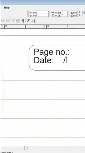 How To Create Notebook Page In Corel Draw | Corel Draw 12