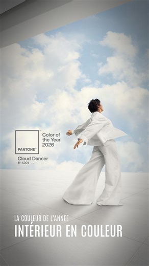 KOJO on Instagram: "Pantone a choisi le blanc. (Cloud Dancer, PANTONE 11-4201 TCX). ￼ Ok. Mais si on arrêtait de traiter nos intérieurs comme une page Word ? La couleur, ce n’est pas “déco”. C’est un outil d’architecture : - ça structure (zones / rythmes) - ça corrige la lumière (Nord vs Sud) - ça donne du relief aux volumes (profondeur / contraste) Je te montre des intérieurs qui assument vraiment la couleur et qui fait autre chose que du beige. À sauvegarder si tu veux oser la couleur sans tom