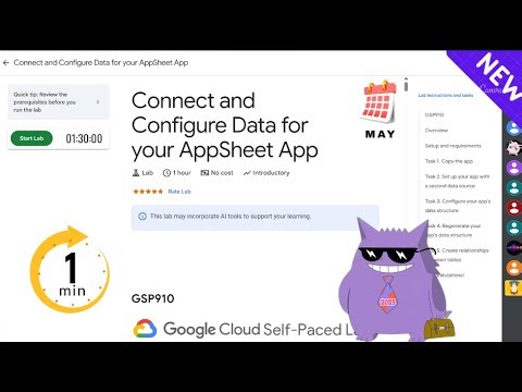 Connect and Configure Data for your AppSheet App | #2025 | #GSP910 |#qwiklabs |Solution