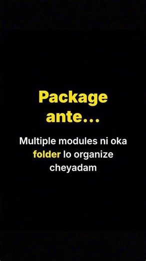 Python lo Modules & Packages ante ento thelusa? #python #pythonforbeginners