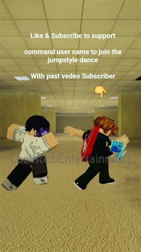 Roblox# backrooms# jumpstyle dance command user name to join