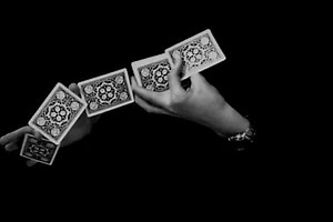 【花切教学】这个动作自带特效，像一只飞速运动中的箭-迅速切出五份牌的Arrow Cut