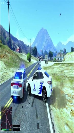 POLICE GOT RUN BY TAXI GTA 5 LSPDFR MALAYSIA