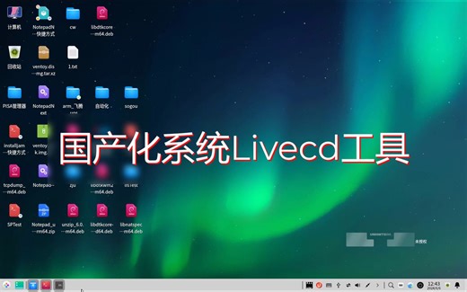 国产化系统Livecd工具 修复磁盘 备份还原rescuezilla