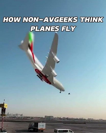 How Non-Avgeeks Think Planes Fly💀