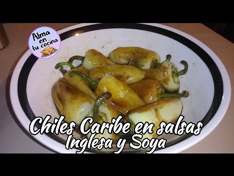Caribbean chilies in soy sauce