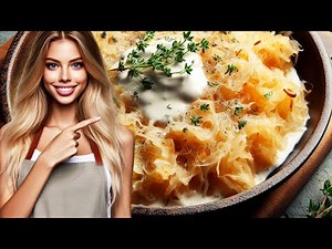 EASY Fried Sauerkraut Recipe with Sour Cream
