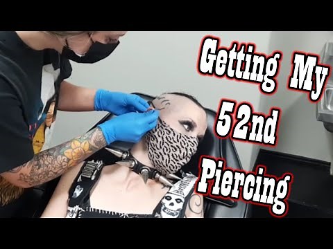 Goth Girl Gets 52nd Piercing | Madame Absinthe