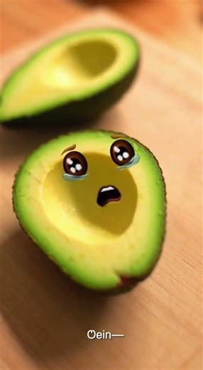 Avocado wird Der Kern mit dem Messer brutal herausgestochen und in den Müll geworfen. 😂