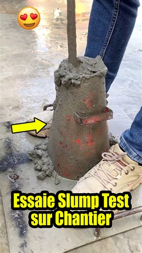 808K views · 8.9K reactions | On effectue le Slump Test sur chantier, pourquoi? 樂 _____________________________ #construction #OmarCherkaoui #ingénierie #architecture | Omar Cherkaoui | Facebook