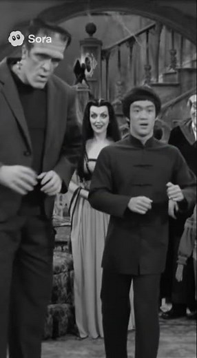 Bruce Lee guest star on the Munsters TV show ai