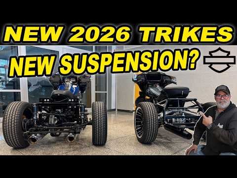 NEW 2026 HARLEY DAVIDSON TRIKES & CVO STREET GLIDE ST