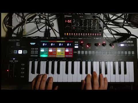 Roland S1 Synthesizer 1st switch on and play