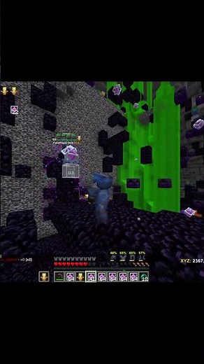 METEOR CLIENT: CRYSTAL AURA AL LÍMITE #minecraft #shorts