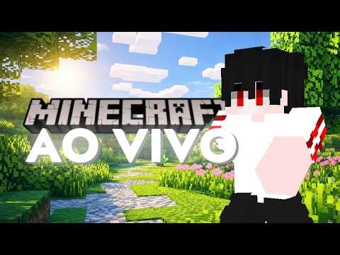 Minecraft AO VIVO Jogando Com INSCRITOS / Bedrock e Java ( LIVE ON )