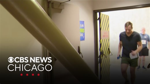 80-floor stair climb benefiting Lurie Children's held at Aon Center