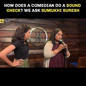 4.2K views | #SumukhiSuresh talks about the sound-check process, funny experiences from her stand-up and her thoughts on the character she portrayed in #Pushpavalli | Film Companion Studios | Facebook