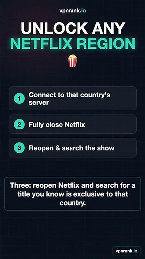 Unlock Any Netflix Region in Under a Minute #netflix #vpn