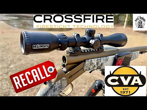 CVA ANNOUNCES RECALL OF THE NEW CROSSFIRE MUZZLELOADERS! #recall