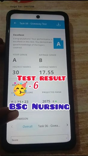 BSc Nursing🔥test result (Vijay Education)#aiims#motivation #study#shortsviral #neet#trending #result