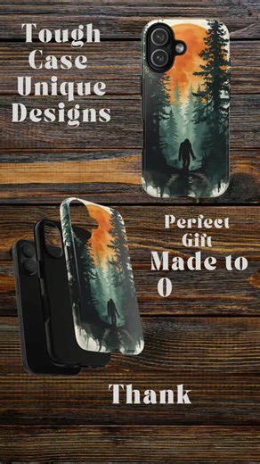 Bigfoot Phone Case, Yeti Cover, Sasquatch Protective Shell, Cryptid Smartphone Skin, iPhone Case - Etsy