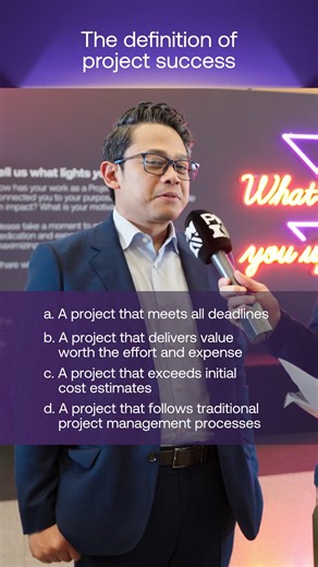 We see all you Project Managers out there projecting project success. And we absolutely love it. 👏 | Project Management Institute