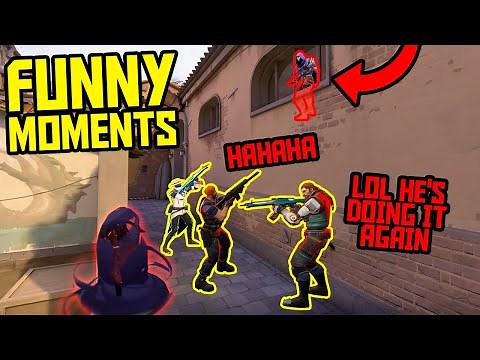 FUNNIEST MOMENTS IN VALORANT #106