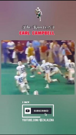 Earl Campbell – The 81-Yard Run That Shook the NFL (Houston Oilers vs Miami Dolphins, 1978)