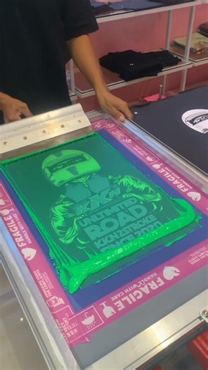 Sablon plastisol ink #screenprinting #sablonmanual #printing #sablon #shorts