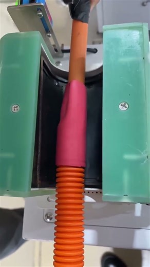 Connecting two PVC pipes using a rubber heater. #engineering #shortvideo #foryou