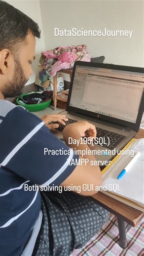 Santosh Kumar on Instagram: "🔢Day 195-DataScienceJourney(SQL) 📊Topic :Database: create, Drop | table : create ,insert ,Drop 🔷 Today, I explored on the topic : *client requirements: 1.Database Name : IHH_College 2.Student Registration Details : Student Name|Email Id|Mobile Number|Create Password 3.Student Login Details: Mobile Number|Password|Student ID. 🔷Using XAMPP server , solved two methods ,by GUI and SQL working : create database ihh_college; create table st_details(st_id INT(11),st_nam