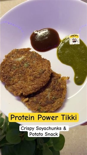 Protein Power Tikki 🧡 | Crispy Soybean & Potato Snack | Friday’s Kitchen Diary