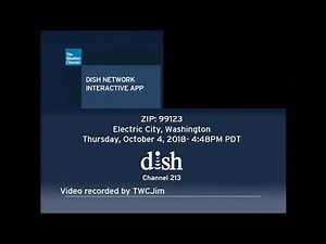 Dish Network Weather Channel Interactive App- Oct. 4, 2018- 4:48PM PDT